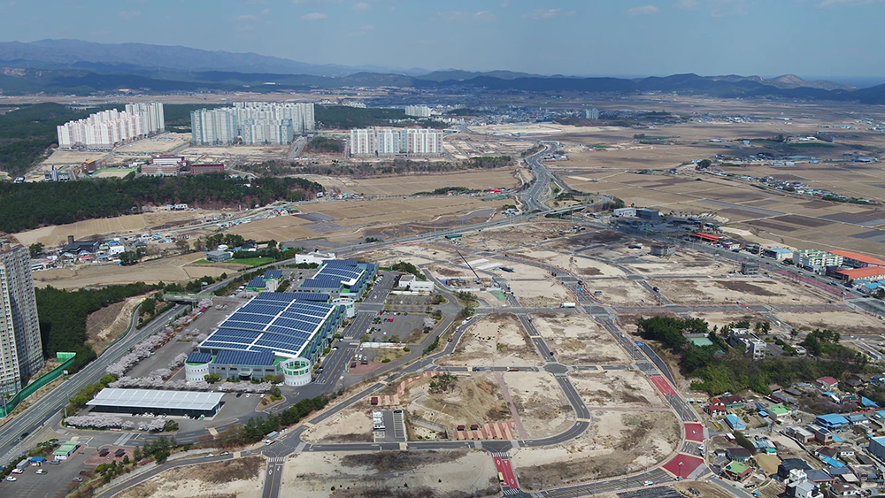 개발부지 드론촬영