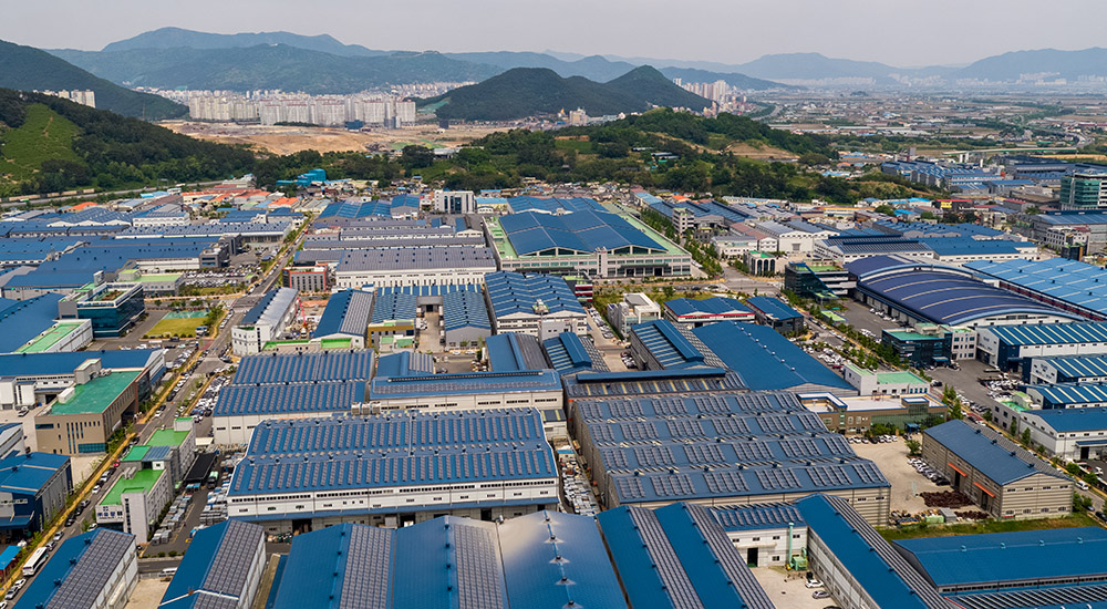 산업단지 드론촬영